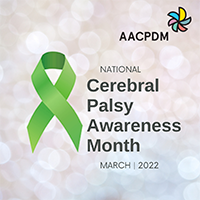Cerebral Palsey Awareness Month graphic
