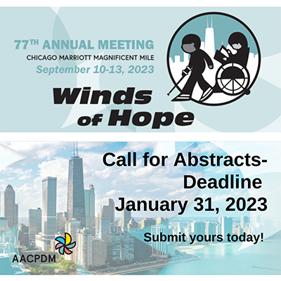 Call for Abstracts 2023 Annual Meeting