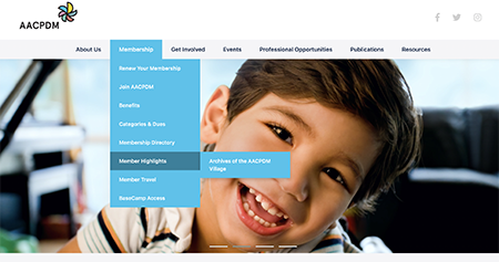 AACPDM website