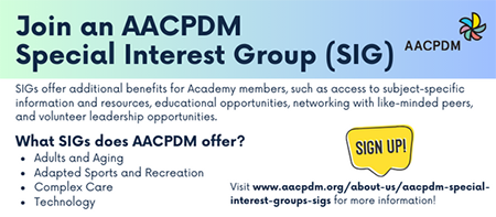 AACPDM SIGs